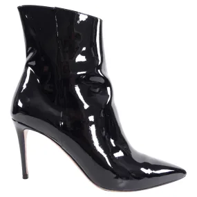 Aquazzura Black Patent Leather Alma Bootie - 7.5