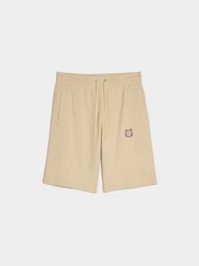 Bold Fox Head Patch Oversize Jog Shorts, Paper