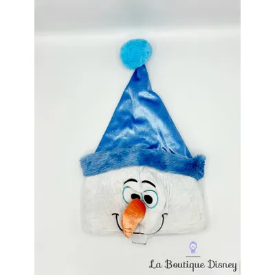 Bonnet Olaf La Reine des neiges Disneyland Paris 2019 Disney chapeau bonhomme de neige blanc bleu