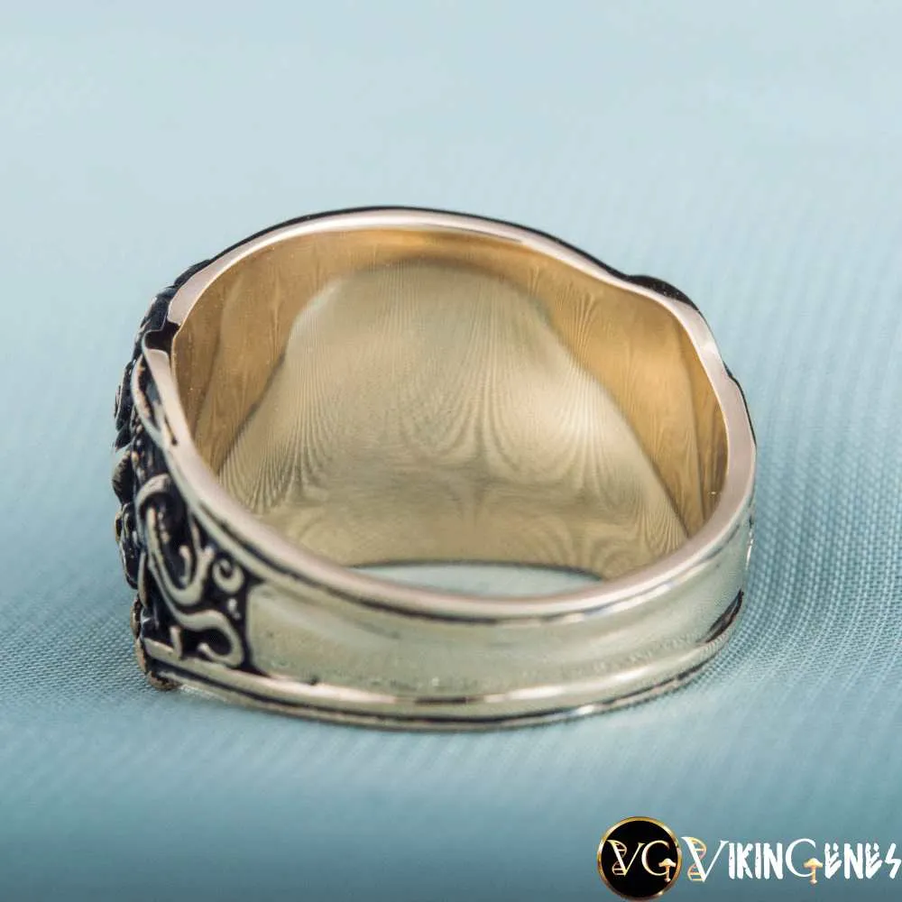 Bronze Yggdrasil Tree Of Life Ring