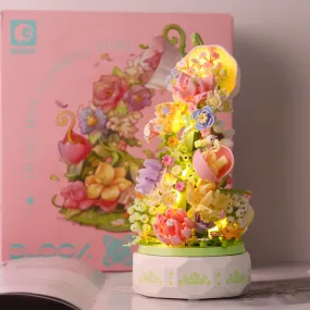 Building Block Flower Music Box - Kimi