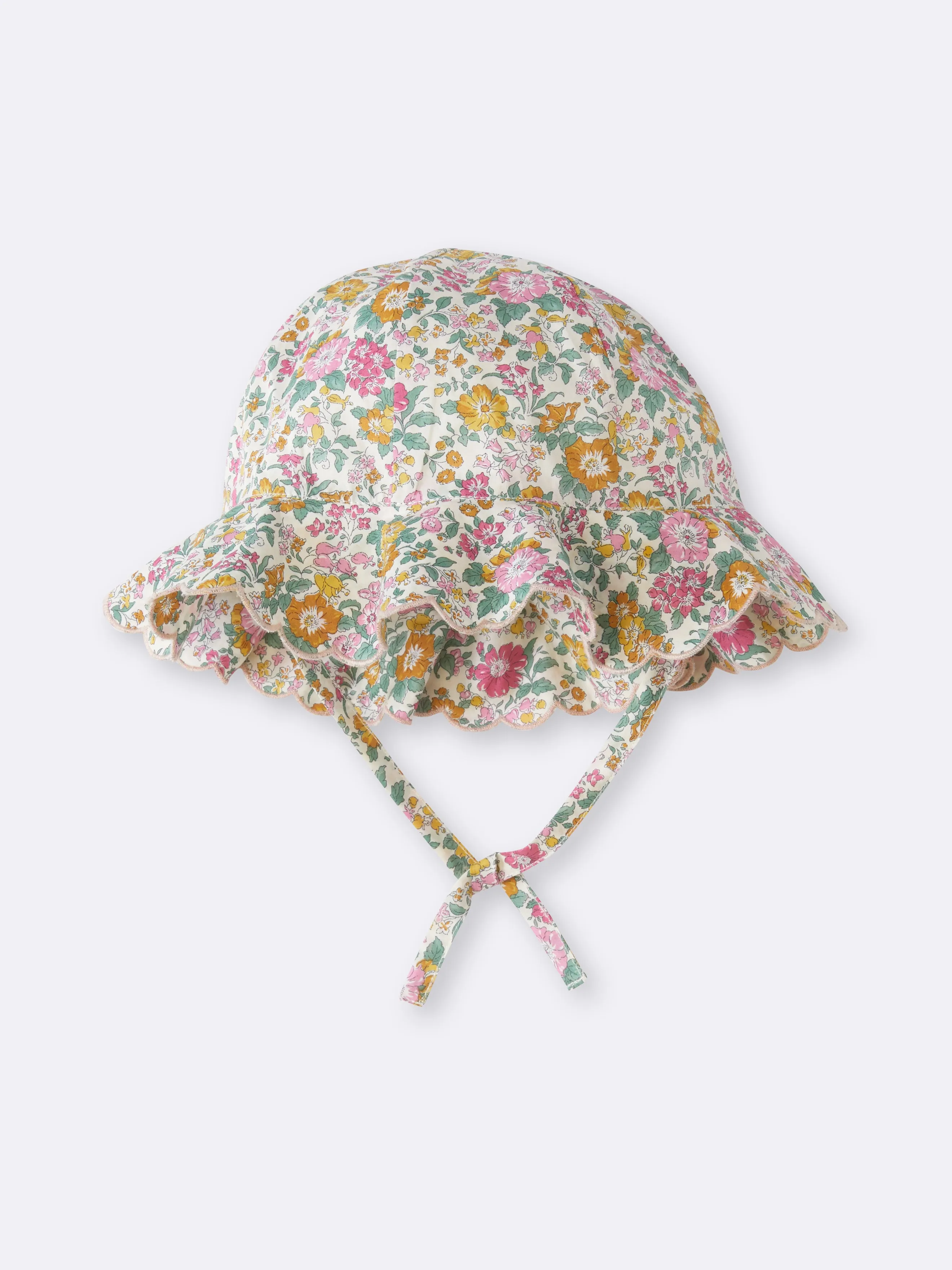 Capeline Fille en tissu Liberty