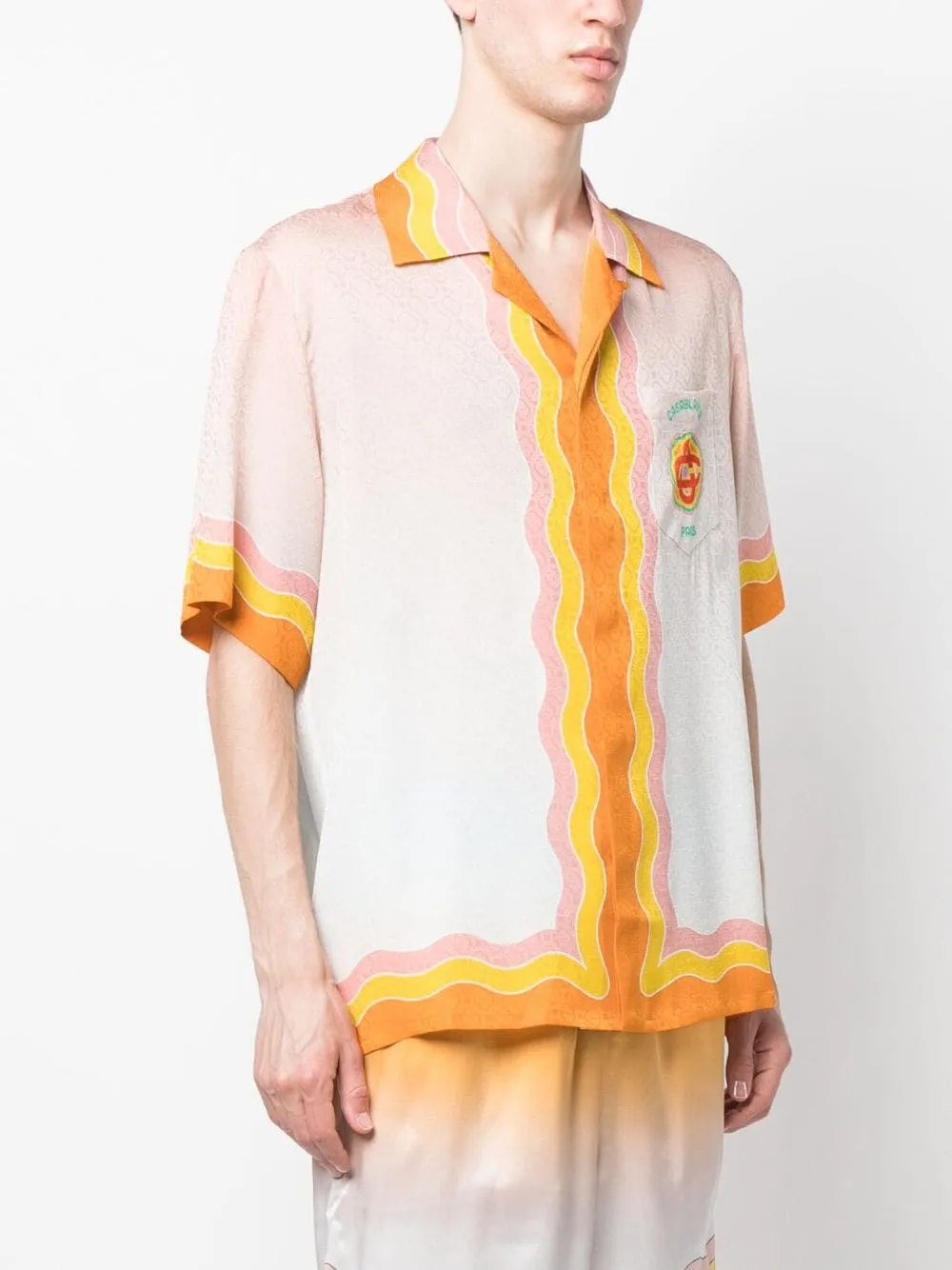 Casablanca - Chemise soie Rainbow