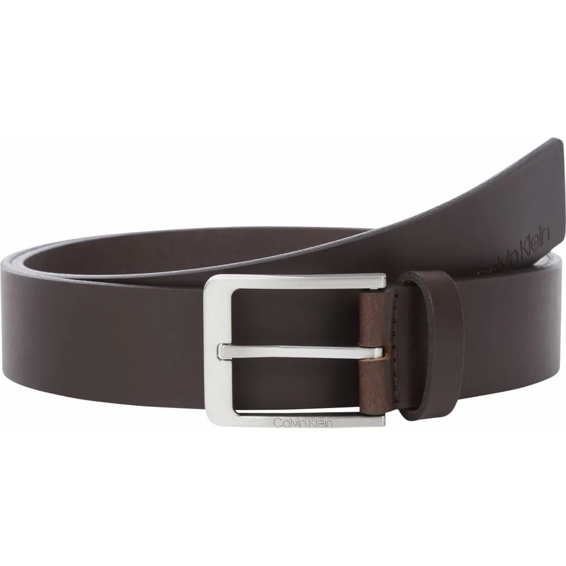 Ceinture ajustable en cuir marron foncé | 3 Suisses