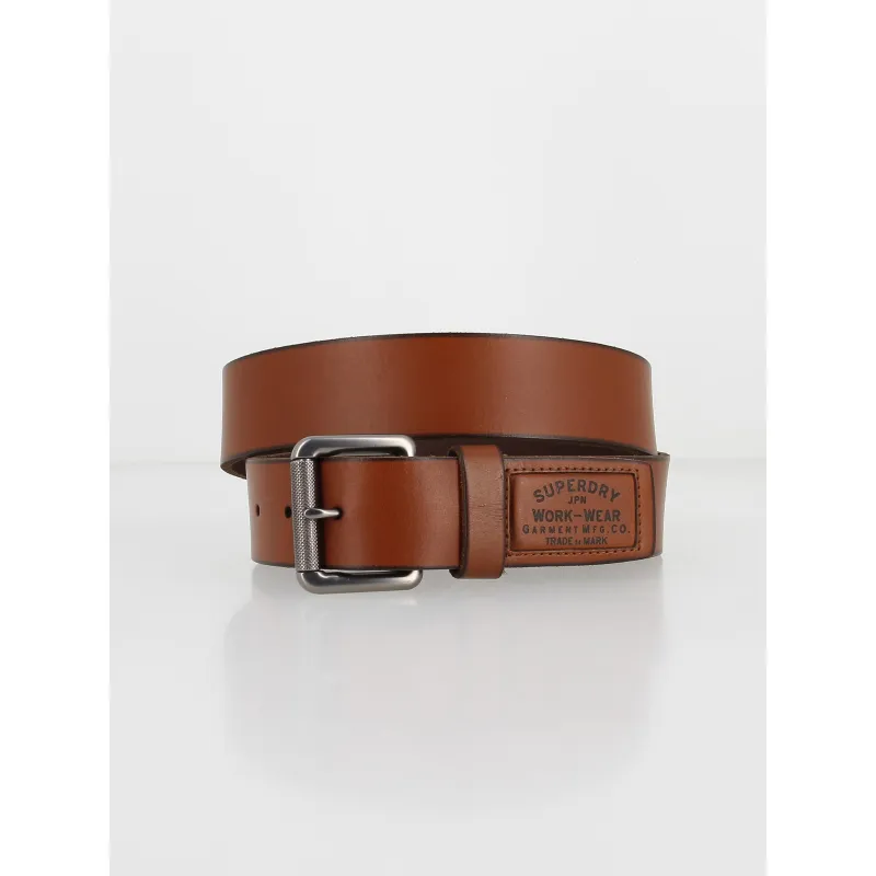 Ceinture en cuir paul marron foncé homme - Jack & Jones | wimod