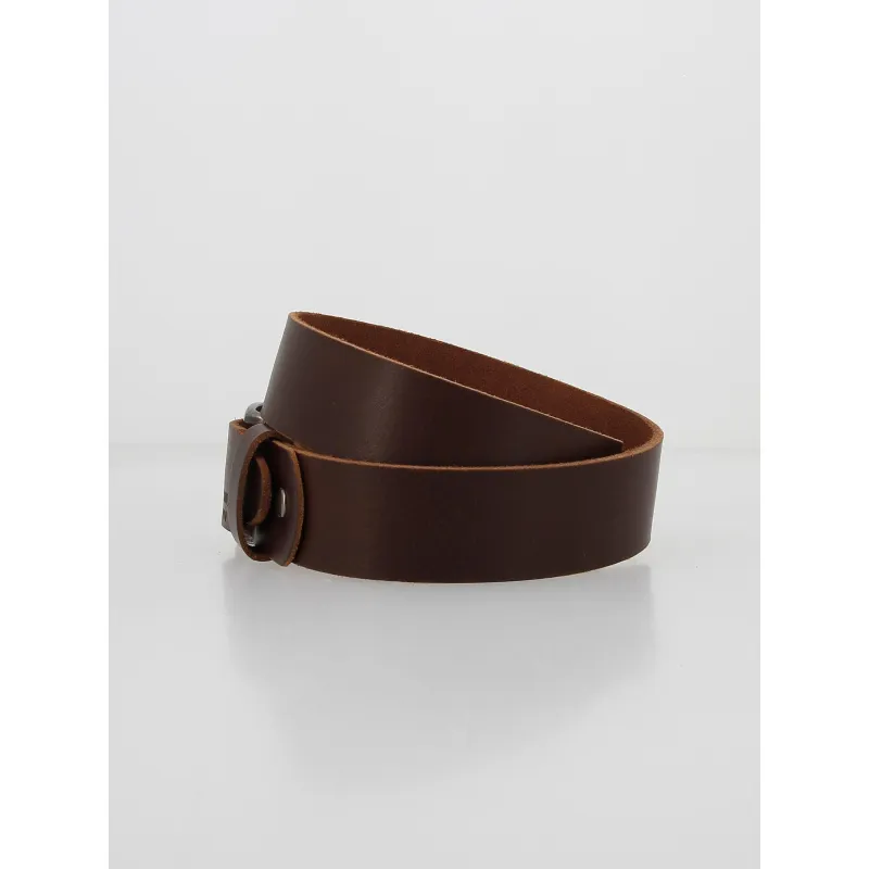 Ceinture en cuir paul marron foncé homme - Jack & Jones | wimod