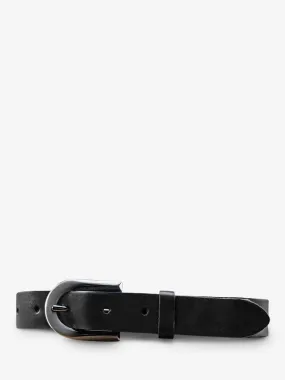 CEINTURE EN CUIR POUR HOMME ET FEMME NOIR LaCeinture Magnifique - 25mm - Noir