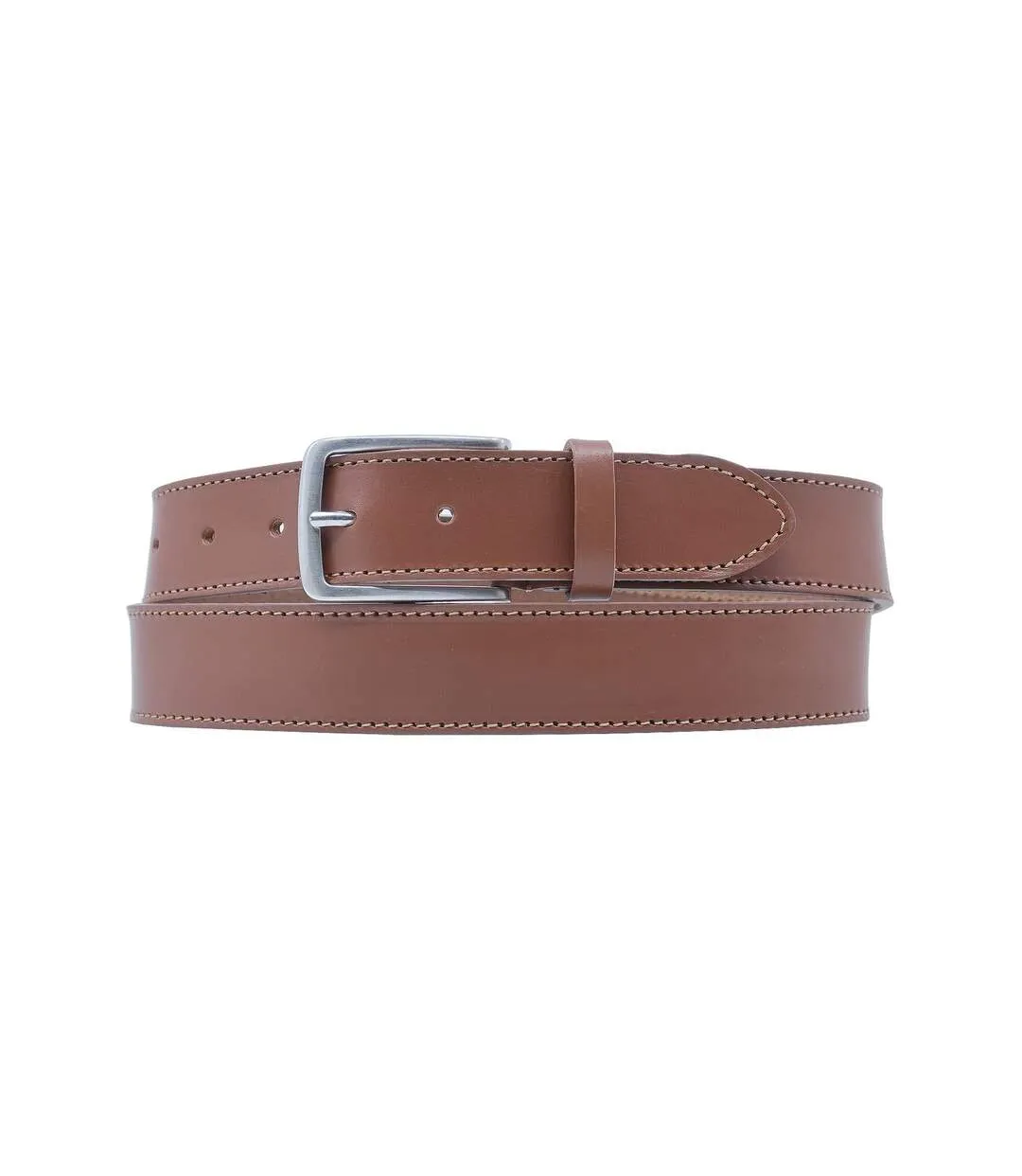 Ceinture homme en cuir de vachette de couleur noire - Sangle réglable