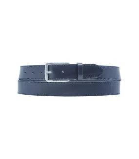 Ceinture homme en cuir de vachette de couleur noire - Sangle réglable