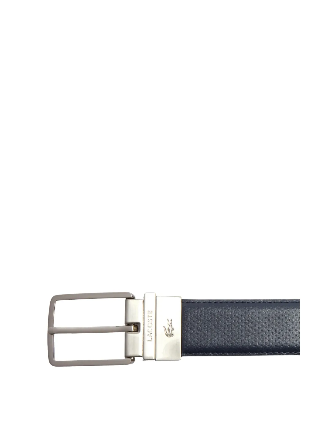 Ceinture Lacoste en cuir homme Ref 47966 B88 Bleu