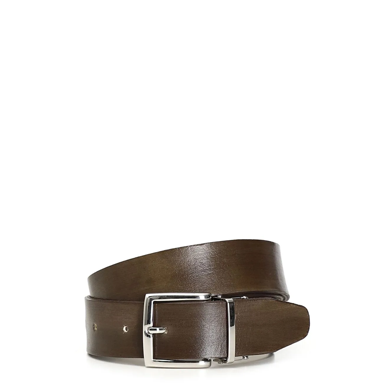 ceinture pour homme en cuir double face sand - CafèNoir