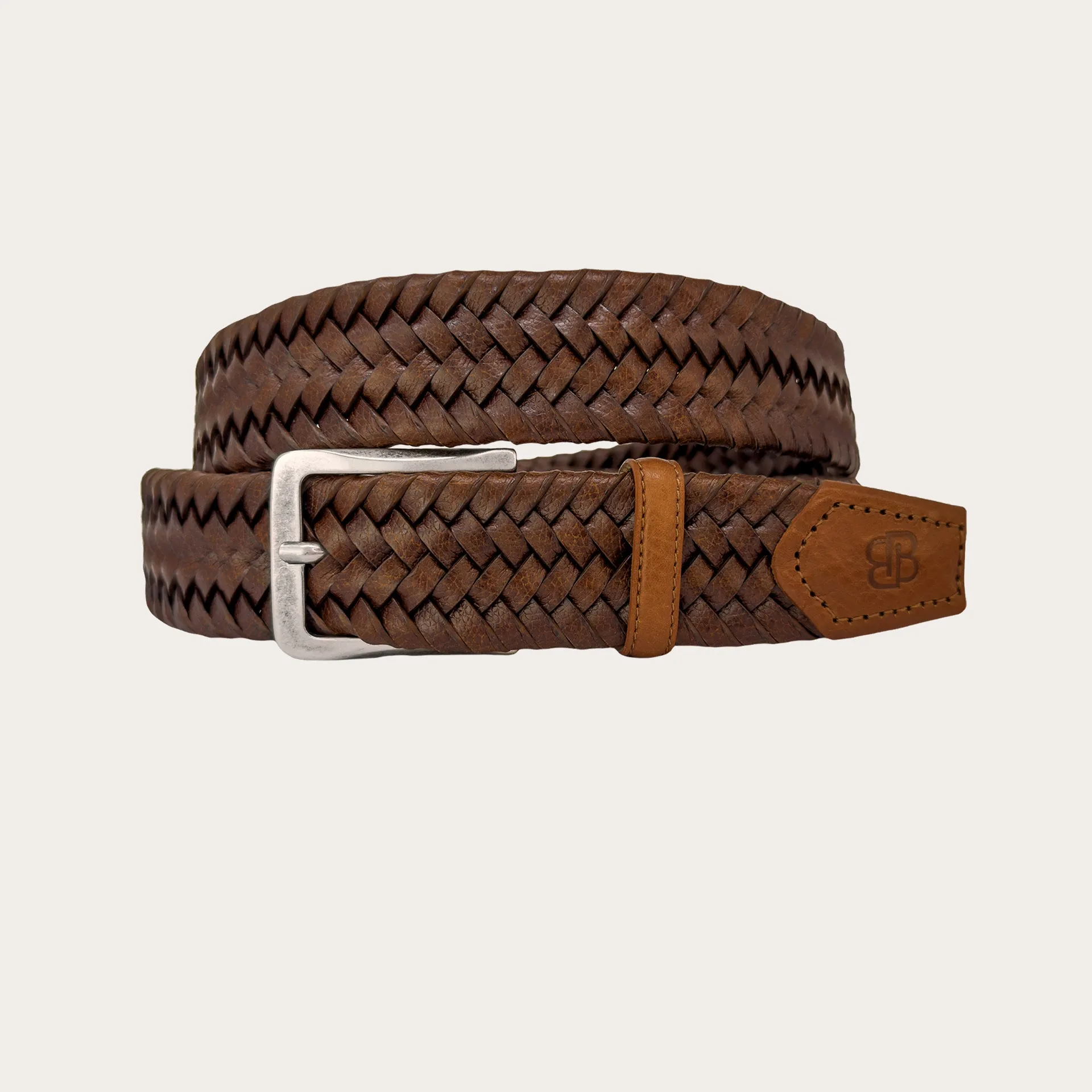 Ceinture tressée en cuir Bottalato | BRUCLE Made in Italy