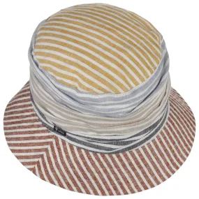 Chapeau en Lin Colour Stripes Bucket by Lipodo --> Chapeaux, casquettes & bonnets en ligne ▷ Chapeaushop