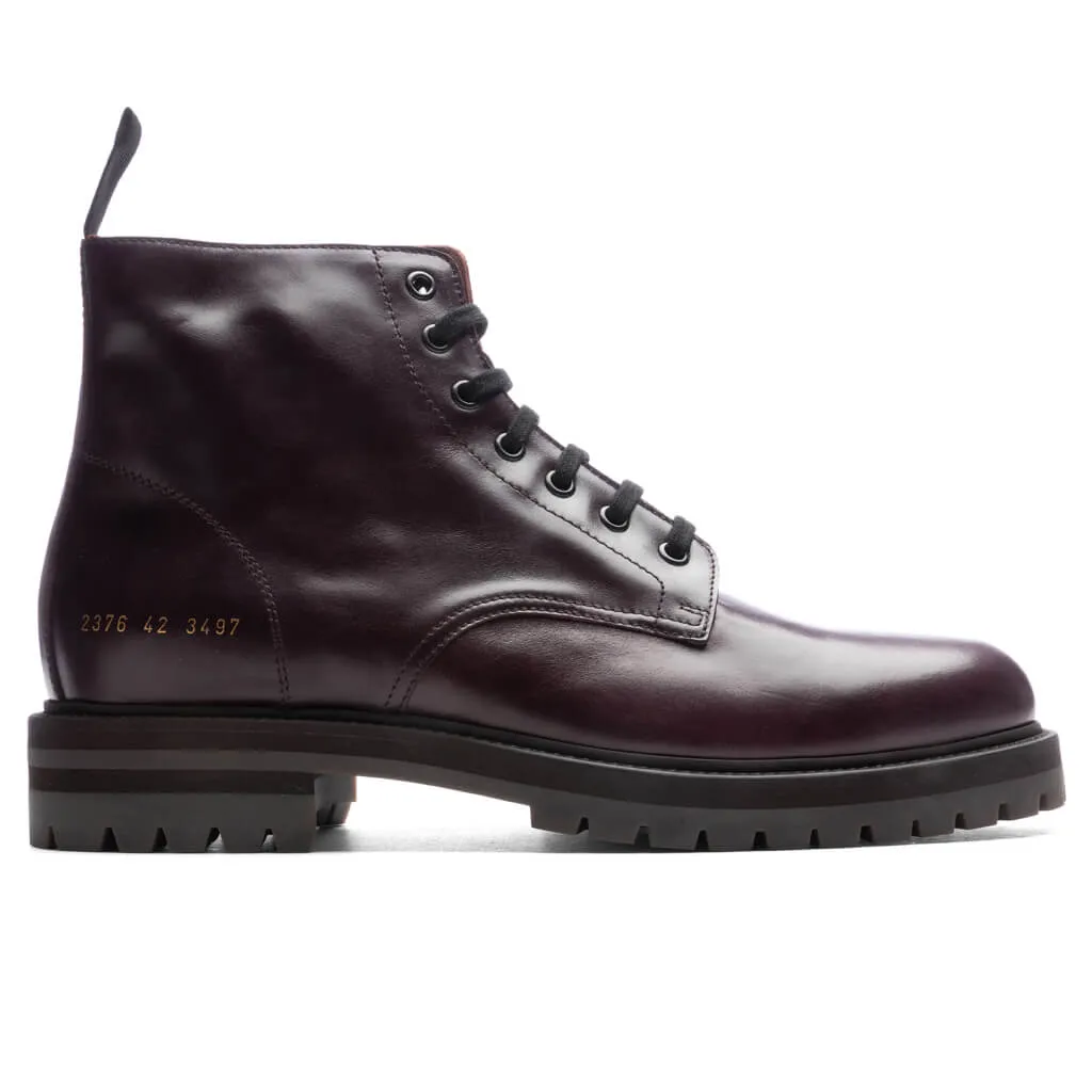 Combat Shoe - Oxblood