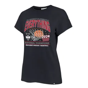 CONNECTICUT HUSKIES UCONN NCAA NATIONAL CHAMPIONS '47 FRANKIE TEE WOMENSS