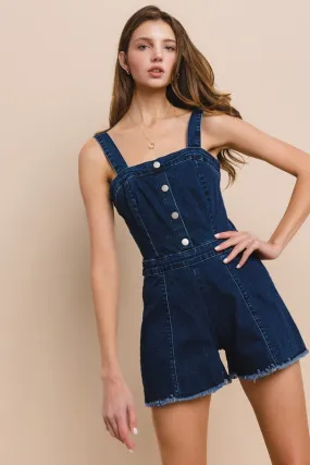 Denim Romper