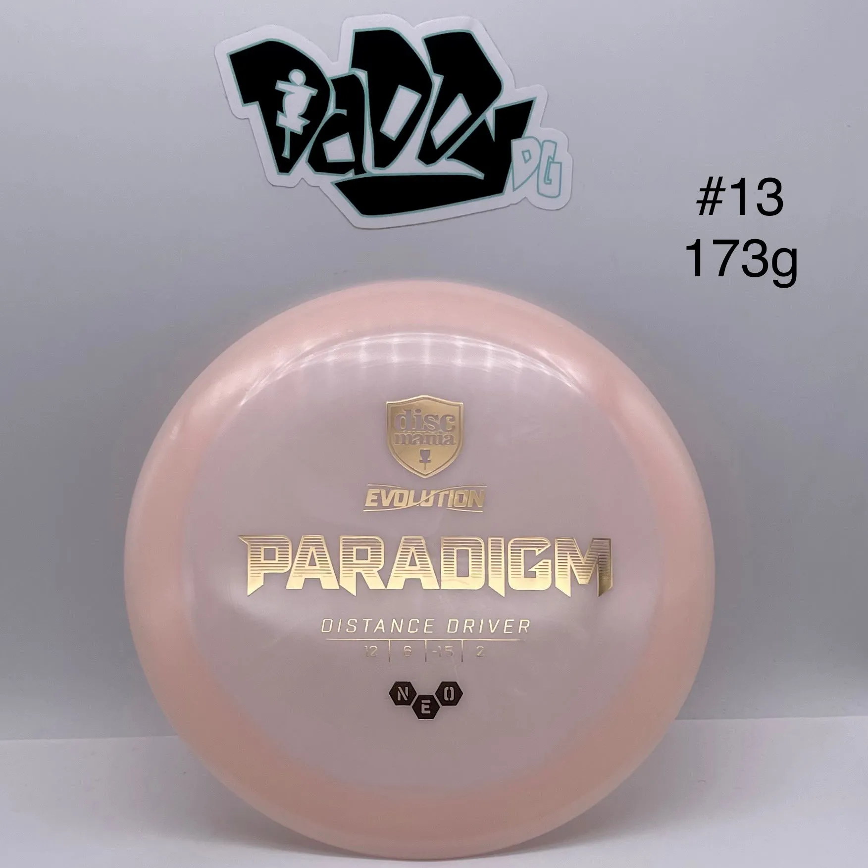 Discmania Evolution Neo Paradigm Distance Driver