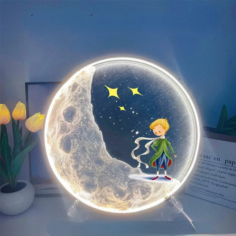 DIY LED Moon Lamp