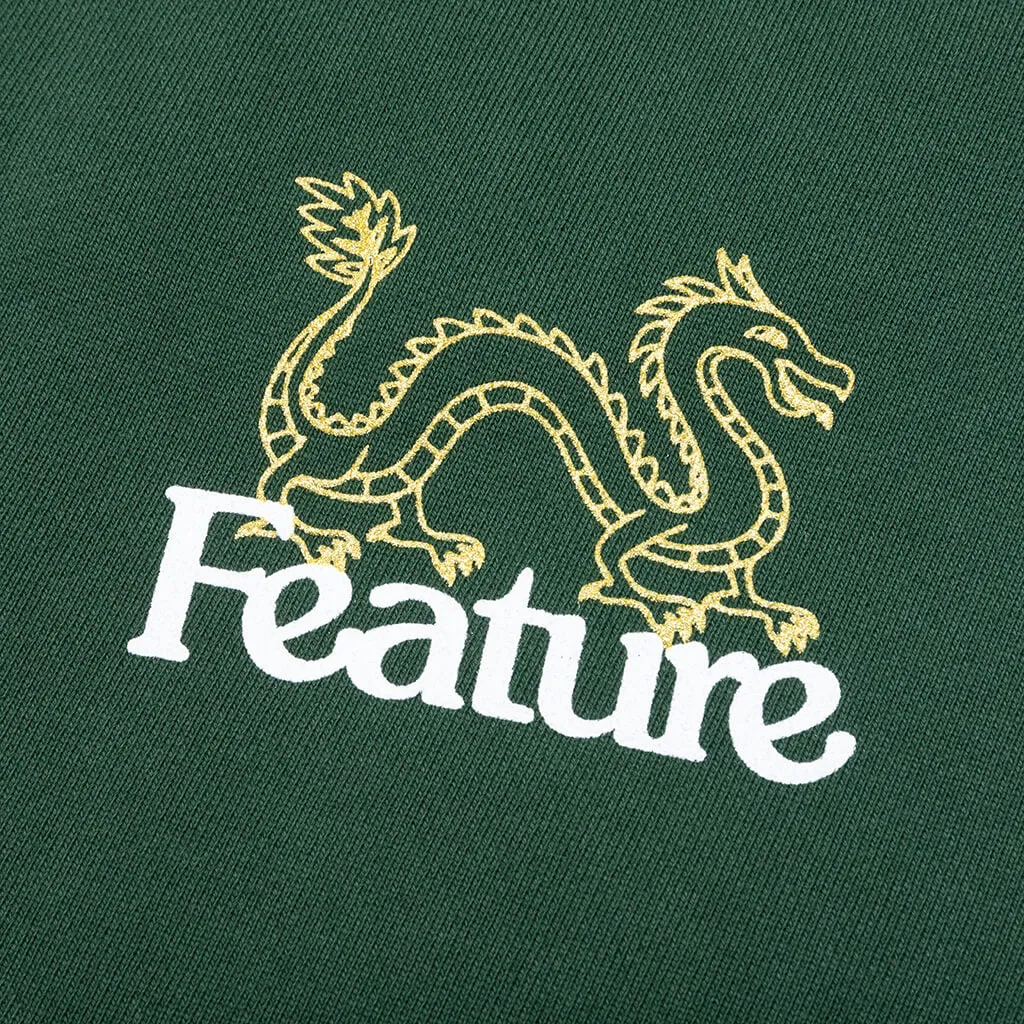 Dragon Sweatpants - Dark Green