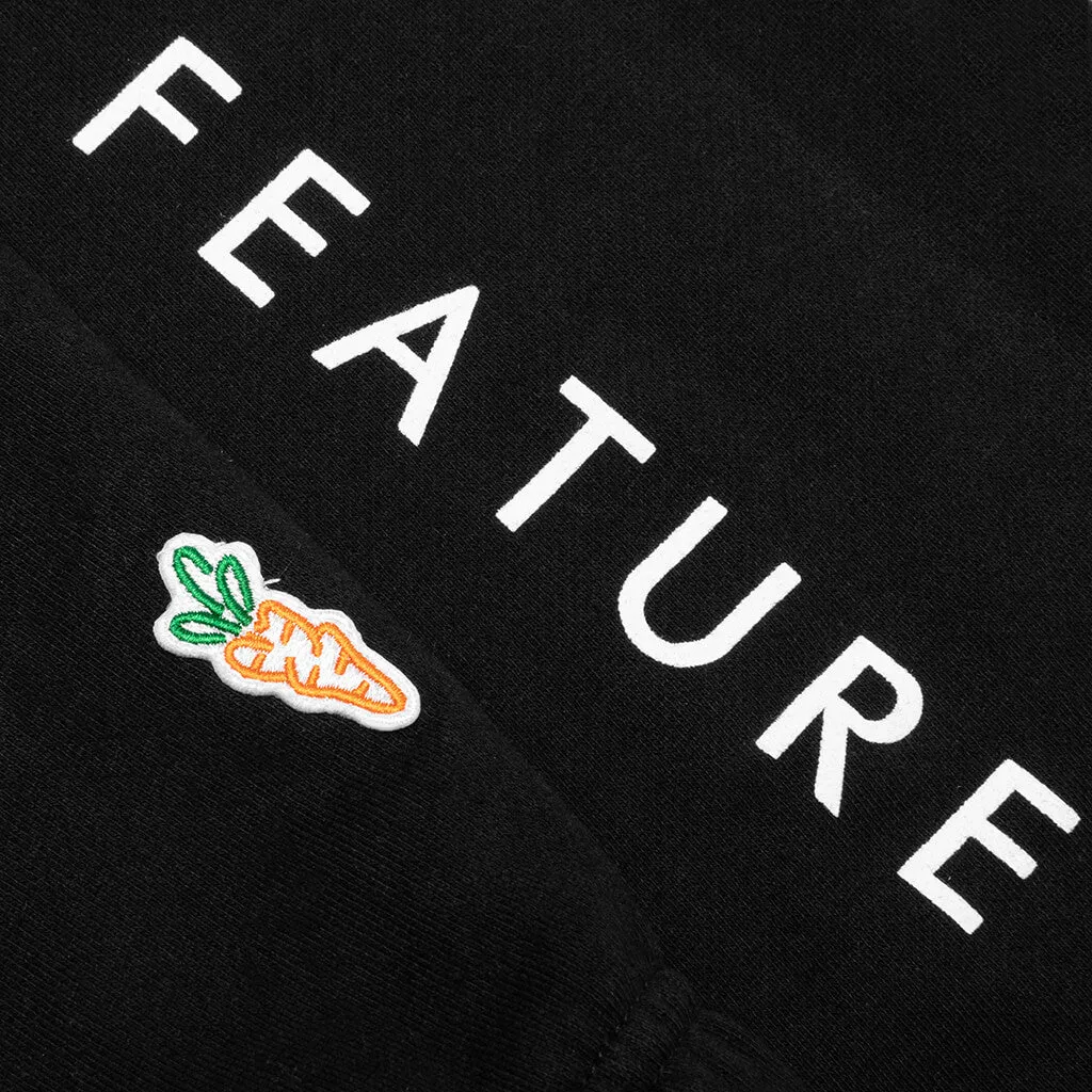 Feature x Carrots x Freddie Gibbs Rabbits Wordmark Sweatpant - Black