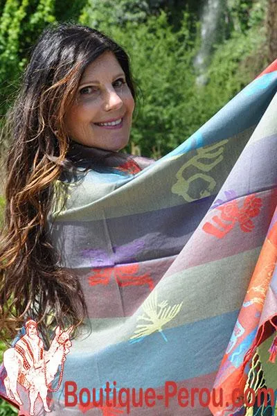 Foulard peruvien.