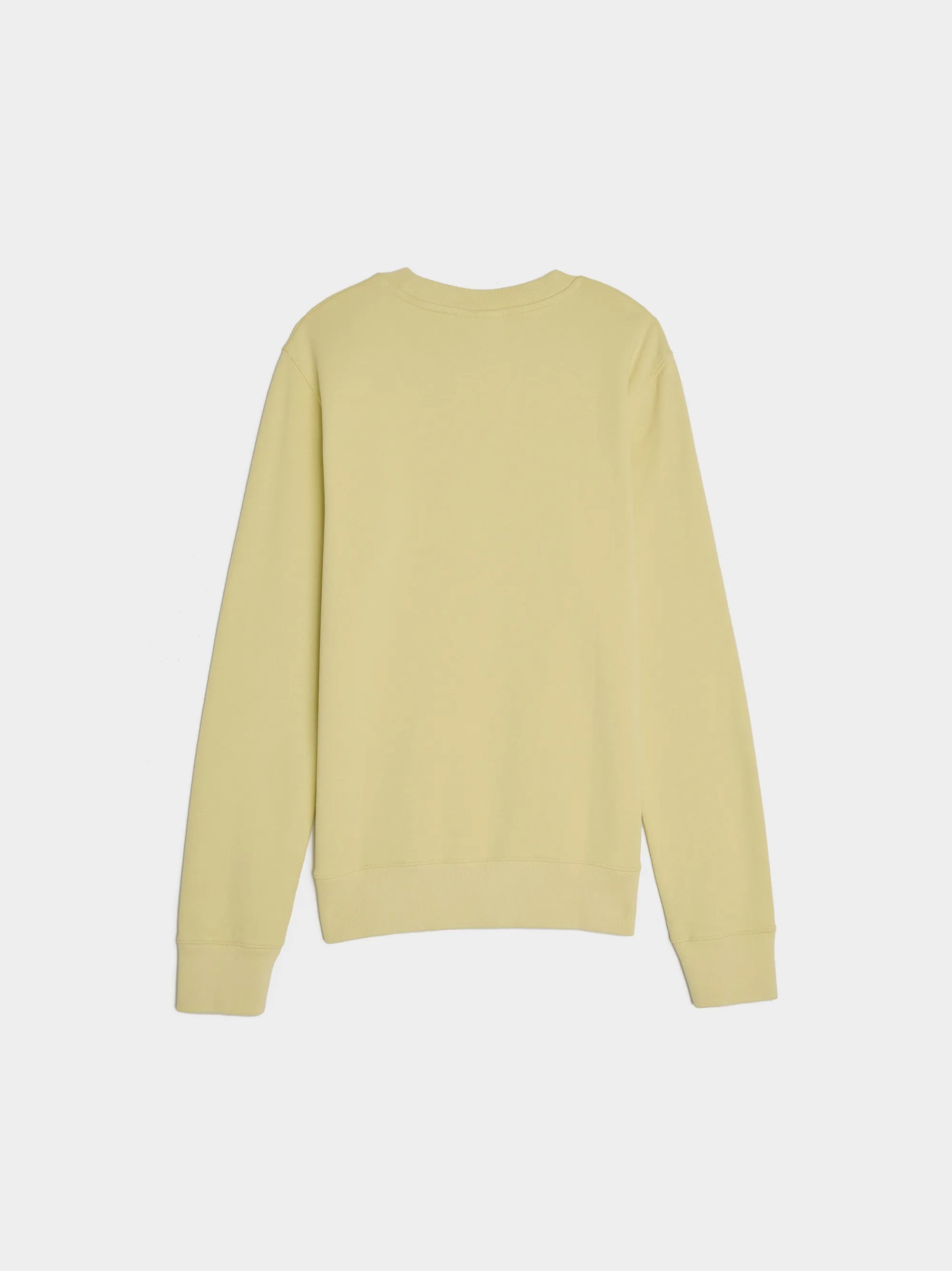 Fox Head Patch Regular Sweatshirt, Chalk Yellow