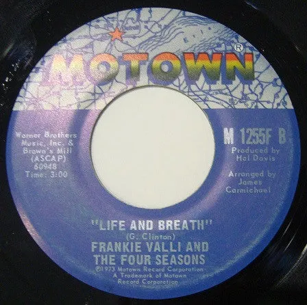 Frankie Valli And The Four Seasons ~ How Come? / Life And Breath