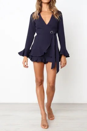 Hamptons Romper - Navy