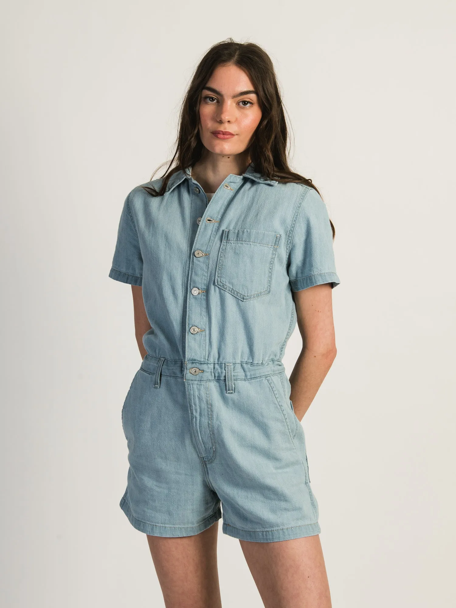 LEVIS HERITAGE SHORT SLEEVE ROMPER - ENJOY