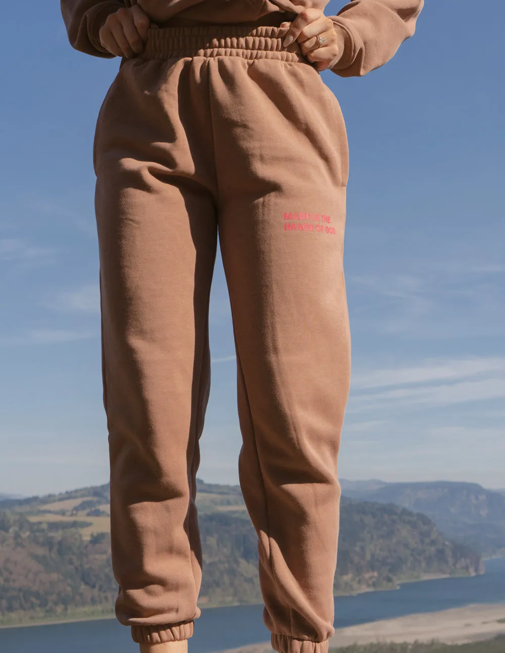 Made in the Image of God Brown Unisex Sweatpant