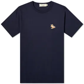 Maison Kitsuné Chillax Fox Patch Classic T-ShirtNavy