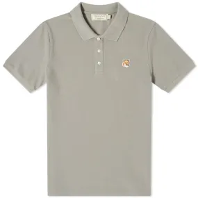 Maison Kitsuné Fox Head Patch PoloDark Grey