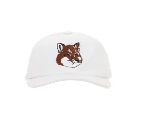 Maison Kitsuné Large Fox Head Embroidered Baseball Cap