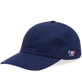 Maison Kitsuné Tricolor Fox 6 Panel CapNavy