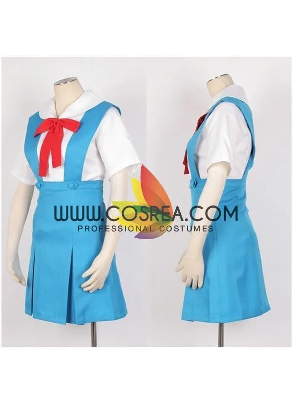 Neon Genesis Evangelion Rei School Uniform Cosplay Costume