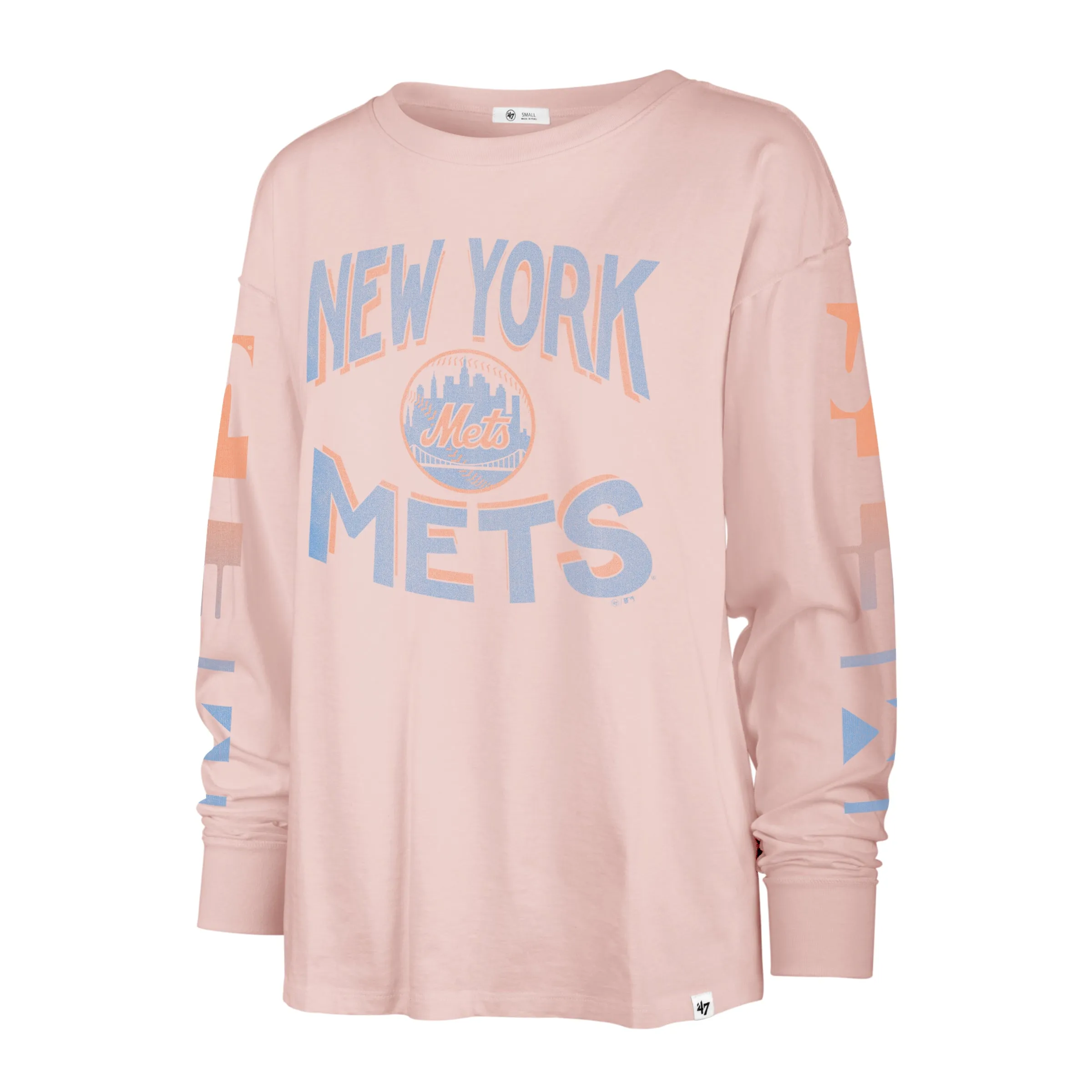 NEW YORK METS CLOUD NINE '47 SOA LONG SLEEVE TEE WOMENS