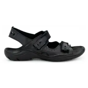 Olivier Sandales cuir homme noir 448 le noir