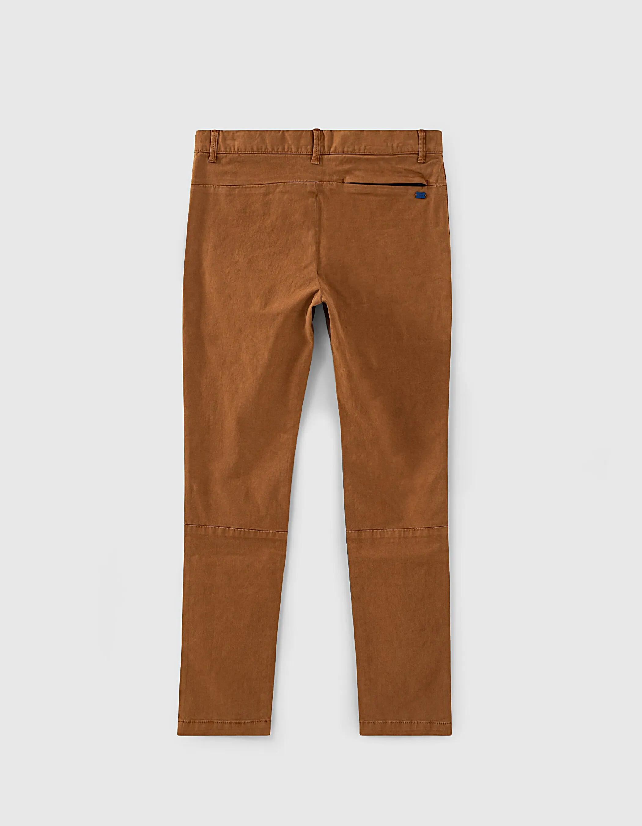 Pantalon chino dark brown avec ganses ceinture garçon