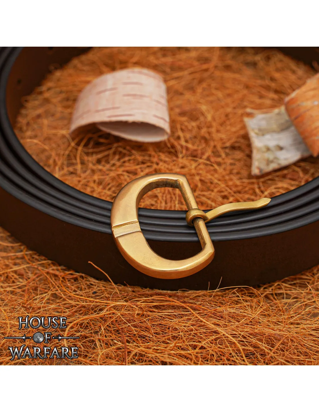 Petite boucle de ceinture médiévale en laiton ⚔️ Boutique Épées