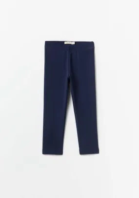 Plain Leggings - Navy / Blue