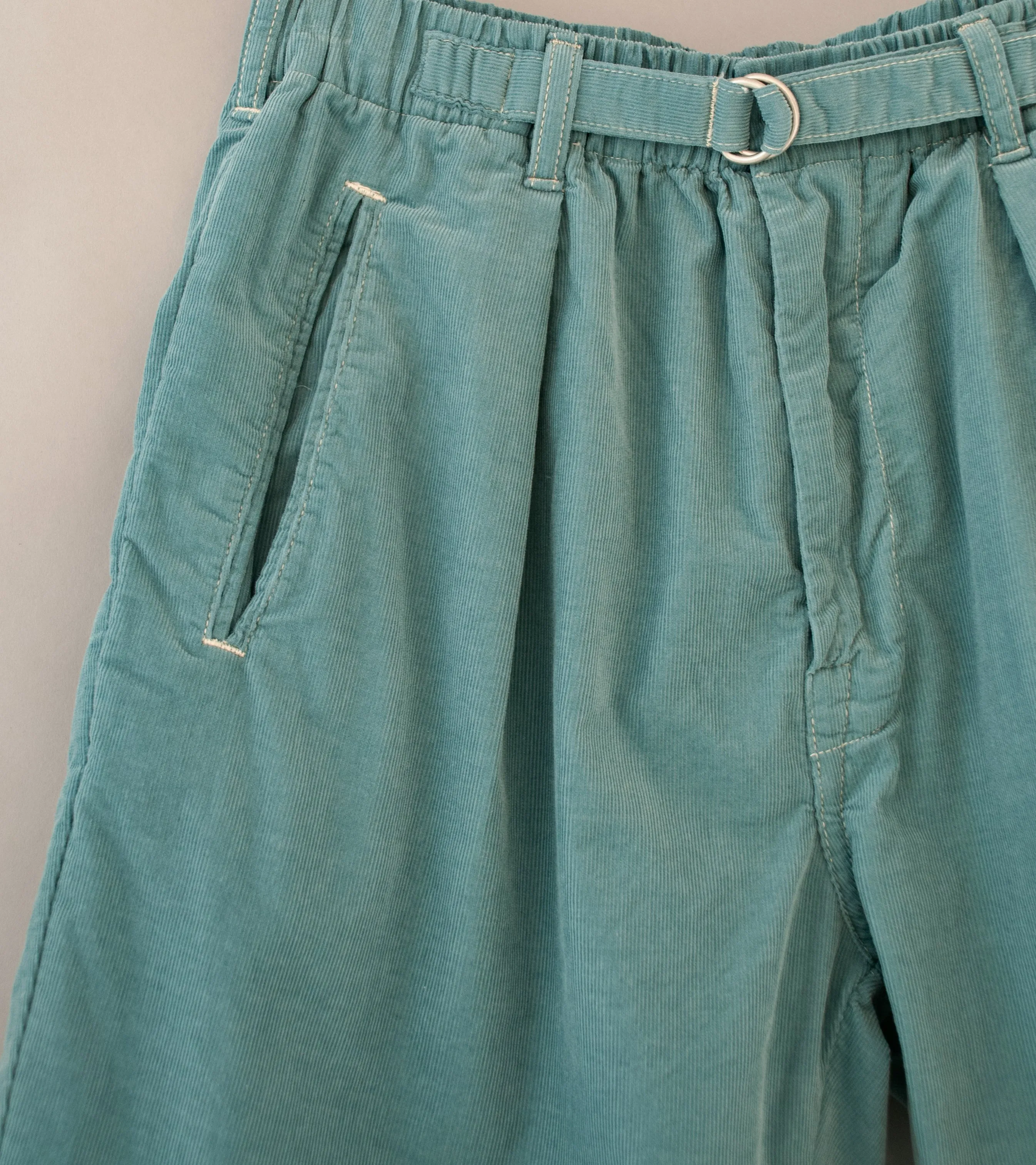 Post Overalls 'E-Z Lax 4 Shorts' (Muscat Green Summer Corduroy)