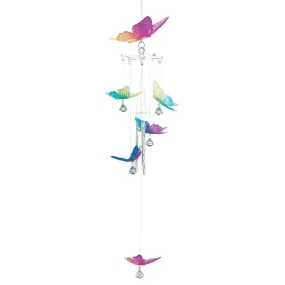 Rainbow Butterfly Wind Chime