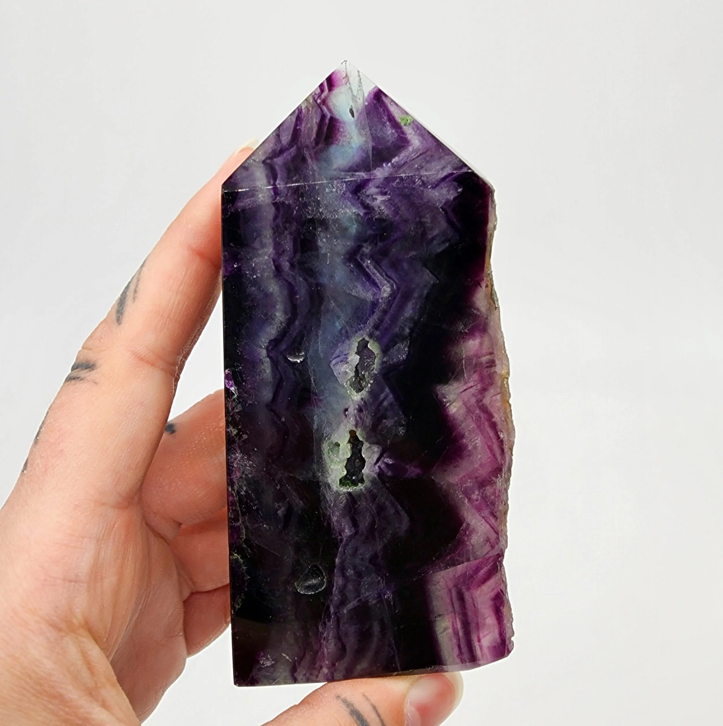 Rainbow Fluorite Points