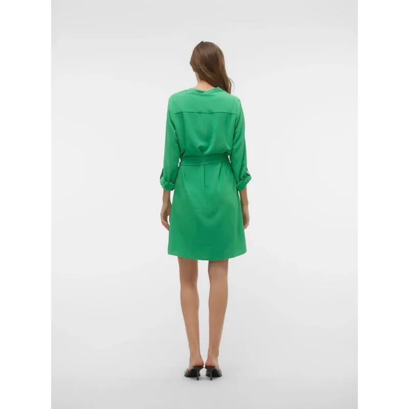 Robe courte à ceinture gavina vert femme - Vero Moda | wimod