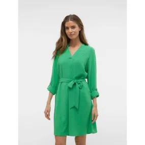 Robe courte à ceinture gavina vert femme - Vero Moda | wimod