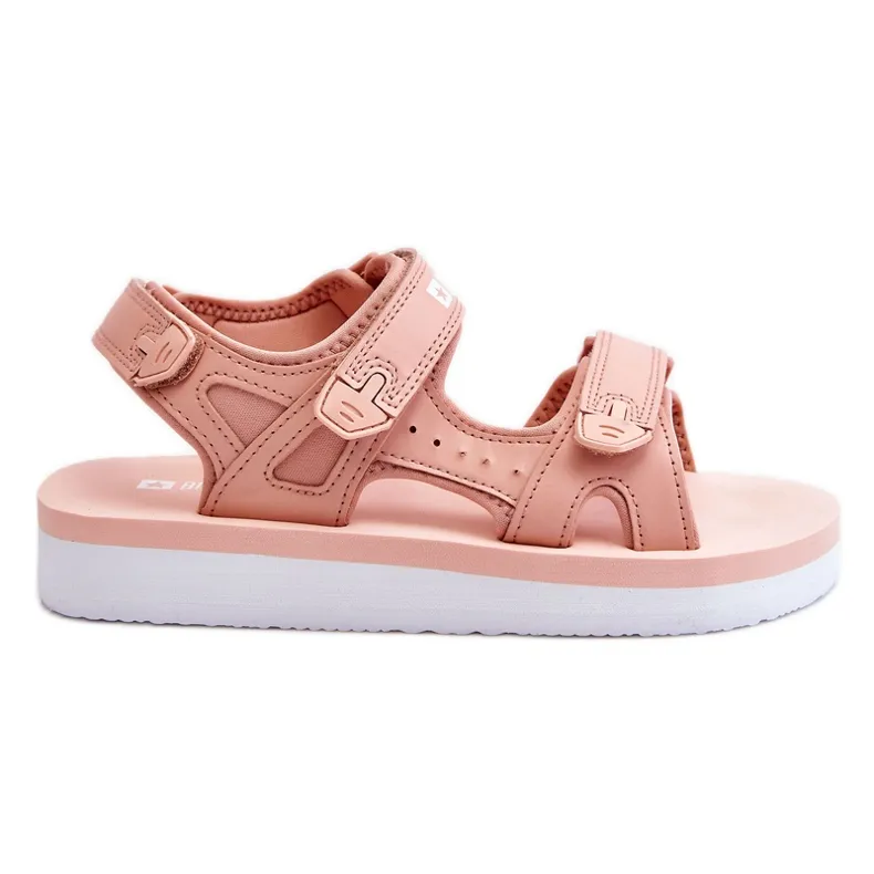 Sandales Plateforme Sport Femme Big Star LL274788 Rose