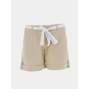 Short ceinture olah beige femme - Sun Valley | wimod