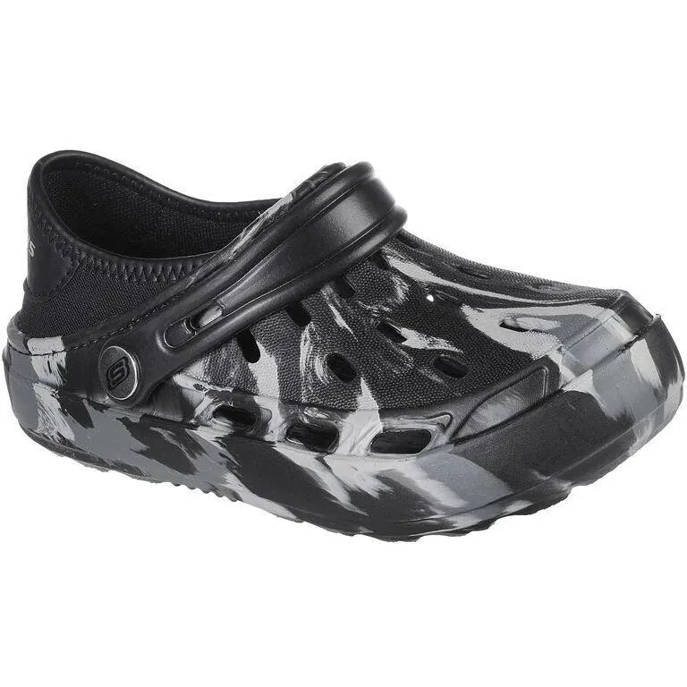 Skechers Black Aqua Swirl Swifters II Sandal