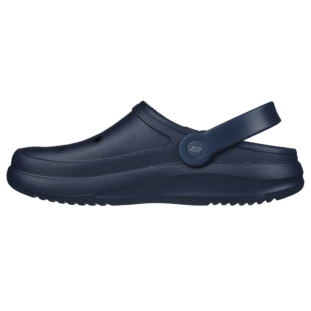 SKECHERS Men's Foamies-Summer Chill Sandal (Navy)