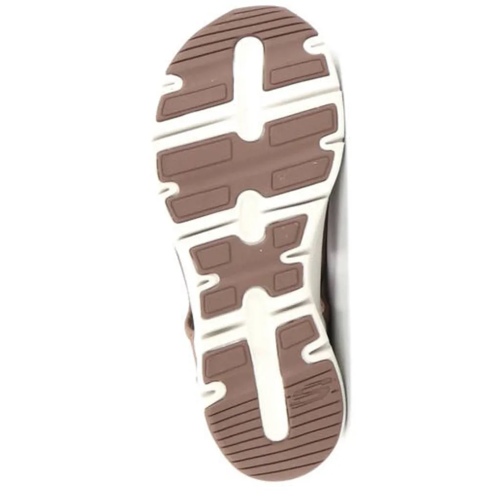 SKECHERS Women's Arch Fit City Catch Sandal (Mocha)